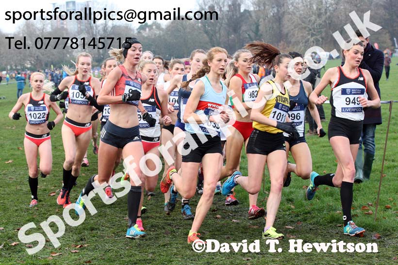 Senior womens British Athletics Liverpool Cross Challenge, Sefton Park, Liverpool. Photo:  David T. Hewitson/Sports for All Pics